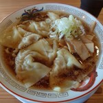中華そば 上々 - ワンタン麺（醤油）