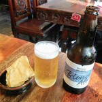 印度料理シタール - すぐ近くで作ってるビール