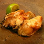 割烹　梅津 - ちょっと食べちゃったけど・・焼き牡蠣