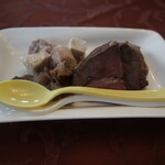 別邸 石の家 - リクエストしたワンコ用のお肉のみのプレート