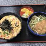 Teuchi Udon No Mise Yamato - 木の葉丼とミニうどんセット