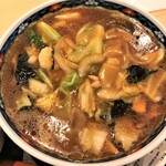 ふじやま亭 - 211006水　神奈川　ふじやま亭 イオン本牧店　五目あんかけラーメン950円