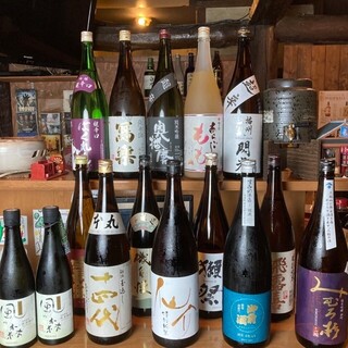 备齐了丰富的日本酒、果酒!