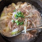 焼肉 牛猿 - 〆のコムタン麺