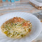 BRIANZA TOKYO - ピッコロランチ　本日のスパゲッティ　釜揚げシラスとブロッコリーのアーリオ・ノーリオ　スパゲッティ