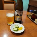 Chuukaryouri Daiichigen - お通しと瓶ビール