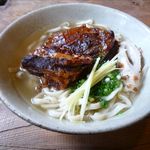 風遊斎 - 風遊斎で一番人気の炙りナンコツソーキすばです