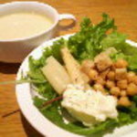 ベーグルカフェ　フィンガーベーグル - スープ、サラダ