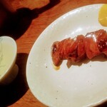 焼鳥 やむちゃん - 7本目 鶏レバー