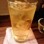 ぎょうざ 立ち飲み めだか - 緑茶ハイ