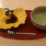 和の食 樹翠 - カボチャのアイスと無花果の赤ワイン煮