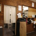 中華そば つけそば さな田 - 厨房方面