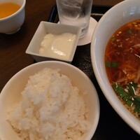 中国料理 吉珍樓 ルーセントタワー店 - 杏仁豆腐とライス