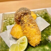 鮨 竜介 - 2021.9.  松茸のフライ