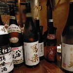 おこのみ鉄板焼 竹蔵 - この日の日本酒ラインナップ