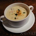クラムチャウダー(￥500)