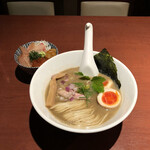 酒肴場 屯 - 濃厚煮干し蕎麦¥900、海鮮丼¥500