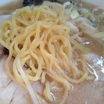 ラーメン昇龍 - 麺のアップでぇす〜♪当然西山製麺！