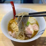 超純水採麺 天国屋 - 中西食品製の中細ストレート麺