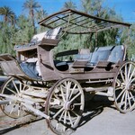 49'er Cafe - 店の外にある馬車