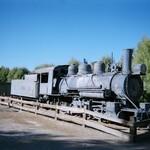 49'er Cafe - 店の外にある機関車