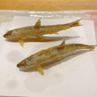 天麩羅 なか江 - 北海道産のワカサギ