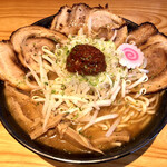 Menkou Bou Bushiya - 叉焼味噌らぁ麺¥1030+特盛無料クーポン