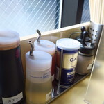 らーめん おうか - 卓上調味料