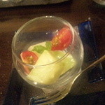 西麻布 肉粋やまもと - メインの前にお口直しもあります