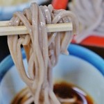 いたや - 「もりそば」つけ汁で食べますところです(11/21UP)