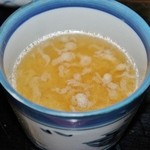 いたや - 「そば湯に天カスとつけ汁入り」です(11/21UP)