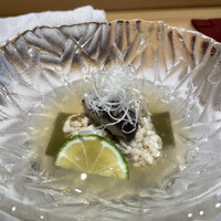 すし 副島康広 - 鱈　白子　酒蒸し　北海道
                    濃厚な白子の旨味が濃縮⭐️⭐️⭐️⭐️⭐️