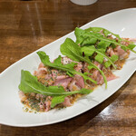 創作麺工房 鳴龍 - 「うす切りチャーシュー（マスタードソース）」450円