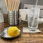 創作麺工房 鳴龍 - 「生レモンサワー」400円