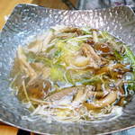 渓山亭 - 台の物、きのこ鍋 (2012/10 訪問)