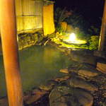 渓山亭 - 夜の露天 (2012/10 訪問)