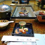 渓山亭 - 夕食膳  (2012/10 訪問)
      