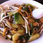 美林華飯店 - 牛肉細切りかけご飯2012.11