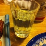 燗酒は湯せん、桃川