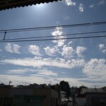 ラーメン二郎 - 横浜線菊名ホームから見た空