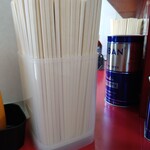 ラーメン二郎 - 割り箸