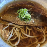 竹やぶ - にしんそば　ネギを添えてみる