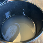 竹やぶ - そば湯