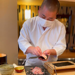 登喜和鮨 - ネギトロ手巻き