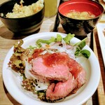 アンダの森 伊豆いっぺき湖 - ローストビーフ、3回くらいオカワリしちゃった