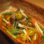 神保町 傳 - えぼ鯛の餡かけとおこげ