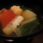 神保町 傳 - 金目鯛と海老しんじょのお椀1