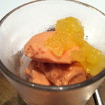 カンテサンス - 焼き林檎のソルベ