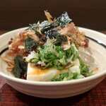 桶家乃隠居 - 京豆腐冷ヤッコ宗田節盛