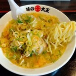 味の大王 - 塩ラーメン+ネギ